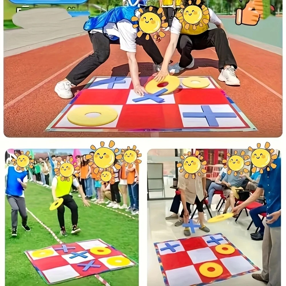 Party Games Group For Adults - Tic Toe Checkers Game Interactie Vrijetijdssporten