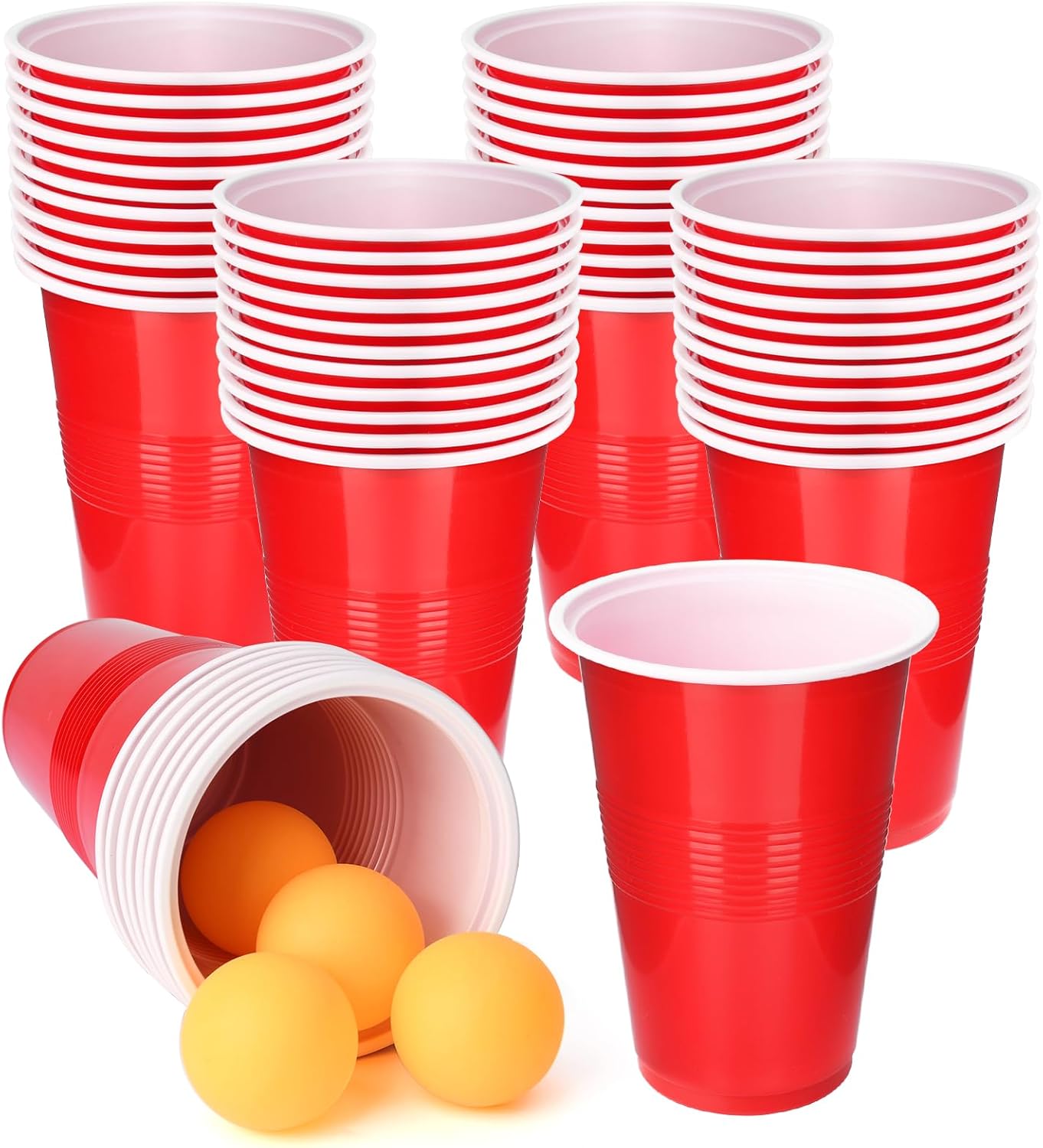 Party Games Jenga - Cup Pong Game Set 22-delige 16