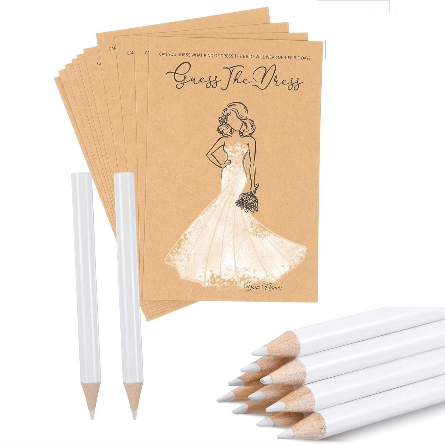 Party Games Bridal Shower - 10 sets bruids douche spelsets bruiloft