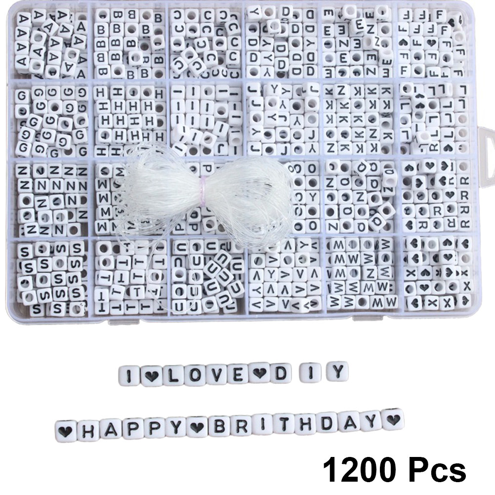 Party Games Gamecube - 1200 stuks alfabet kralen set 6mm