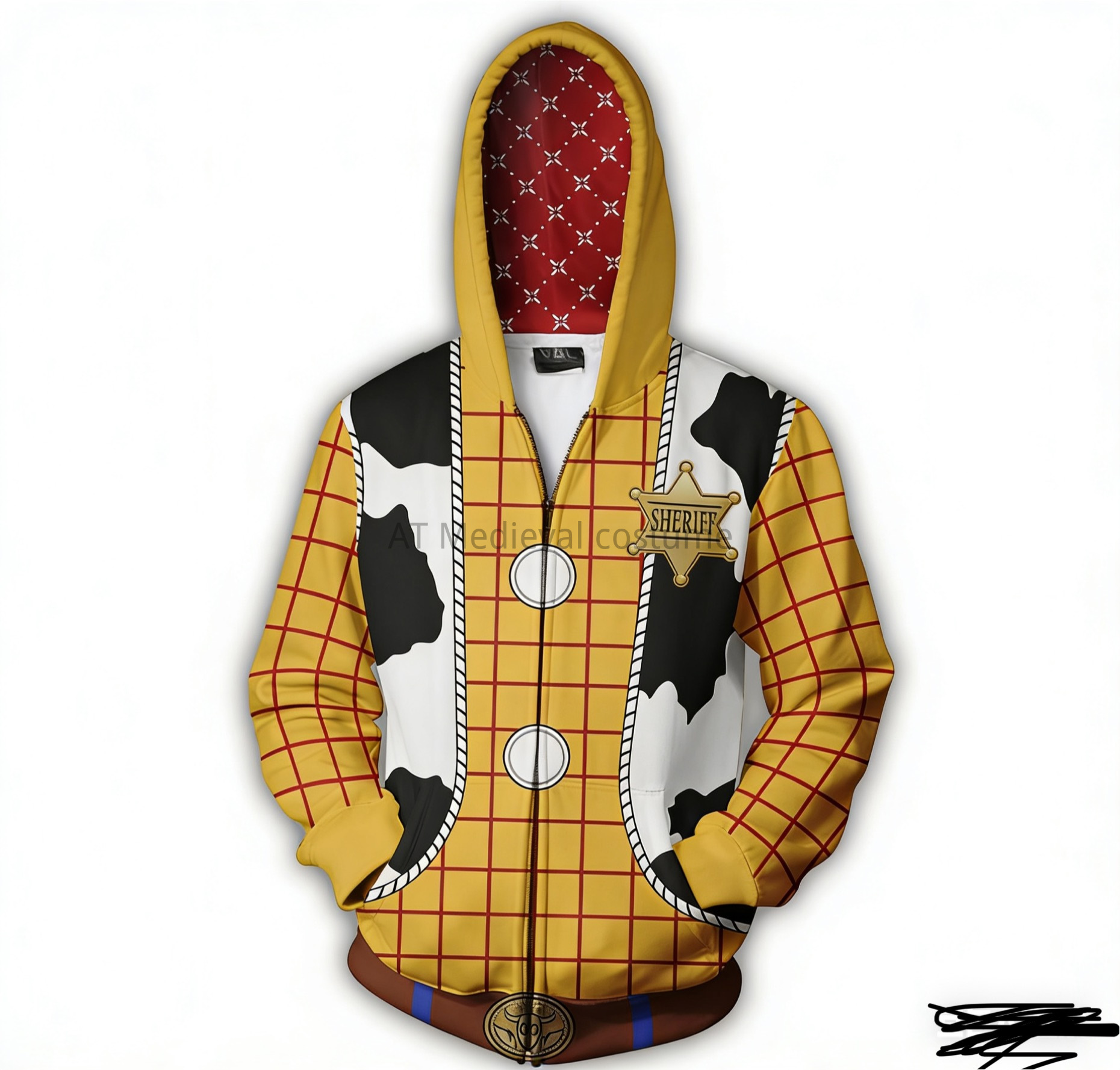 Party Games For Adults And Kids - Volwassen film cosplay 3D print hoody