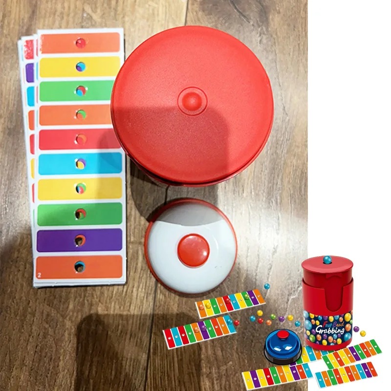 Party Games Bingo - BINGO Handmatige Loterijmachine met Kleurrijke Ballen,