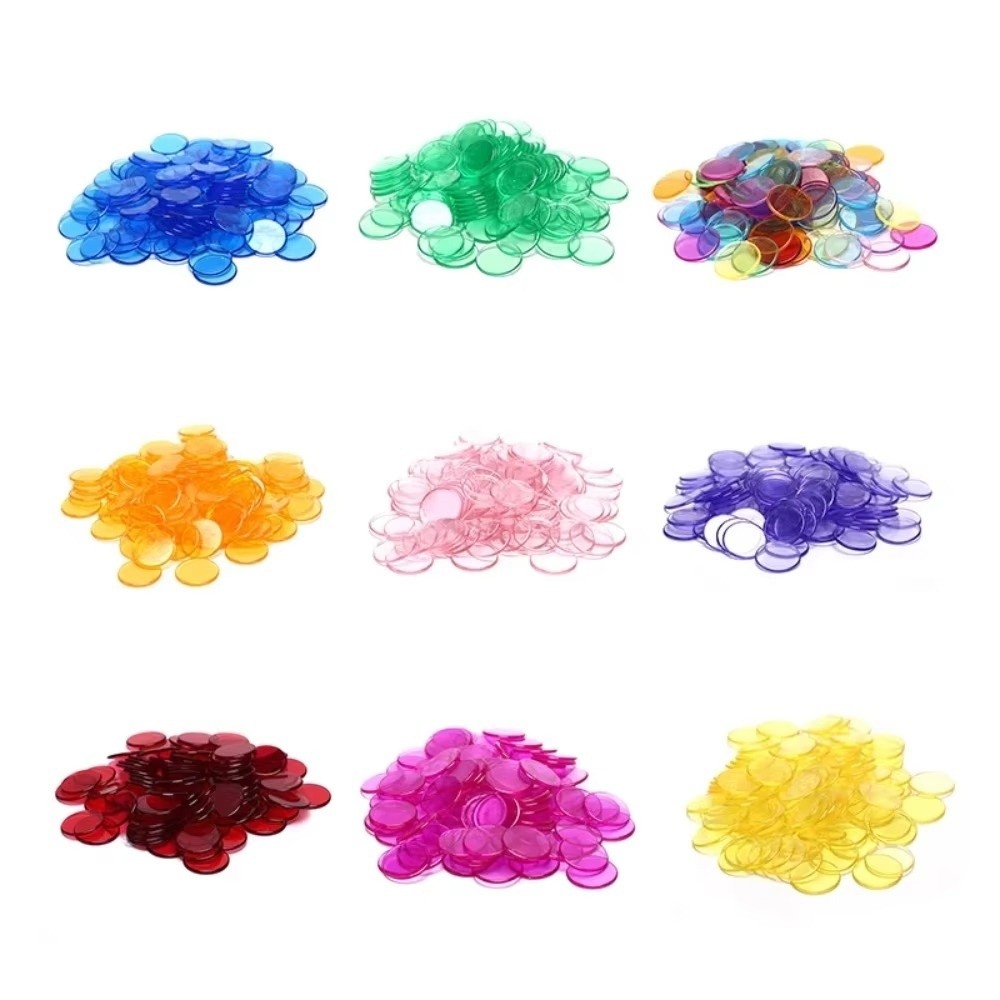 Party Games Bingo - 100 stuks nieuwe plastic ronde tellende
