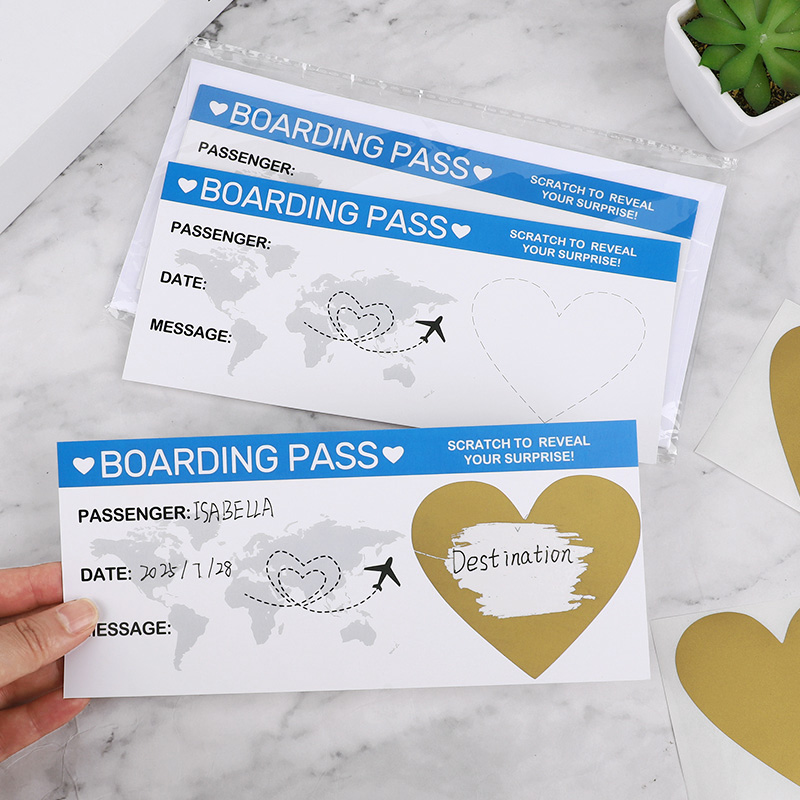 Party Games Game Pass - 5 Vellen Boarding Pass Scratch Off