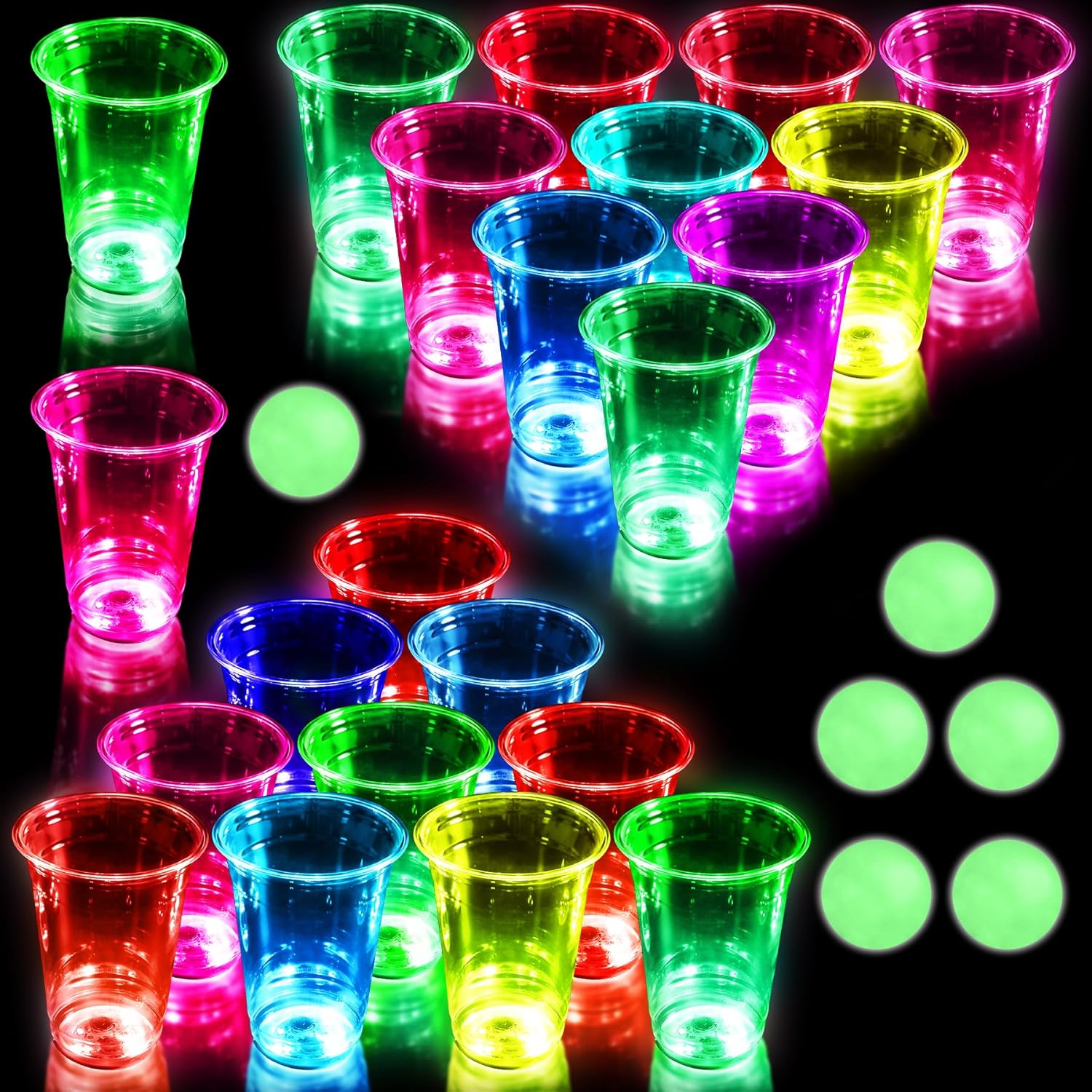 Party Games Jenga - Gloeiend Feest Bier Pong Spel Geleid