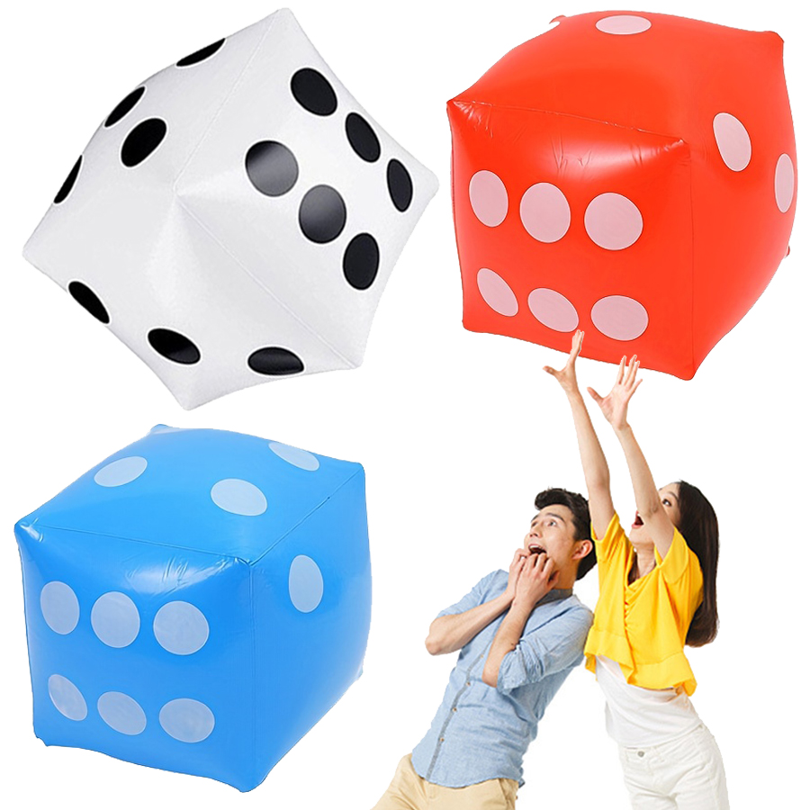 Party Games Gamecube - 1-10PCS Opblaasbare dobbelstenen Jumbo Giant Blow