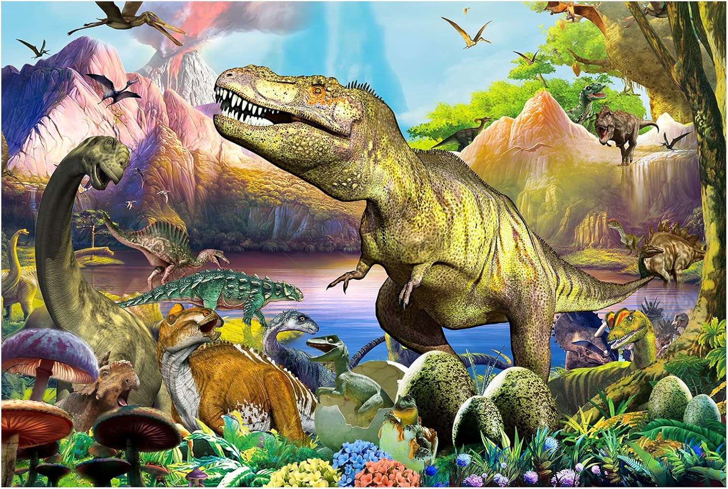 Party Games Group For Adults - Dinosaur Group Volwassen Houten Puzzel 520/500/120