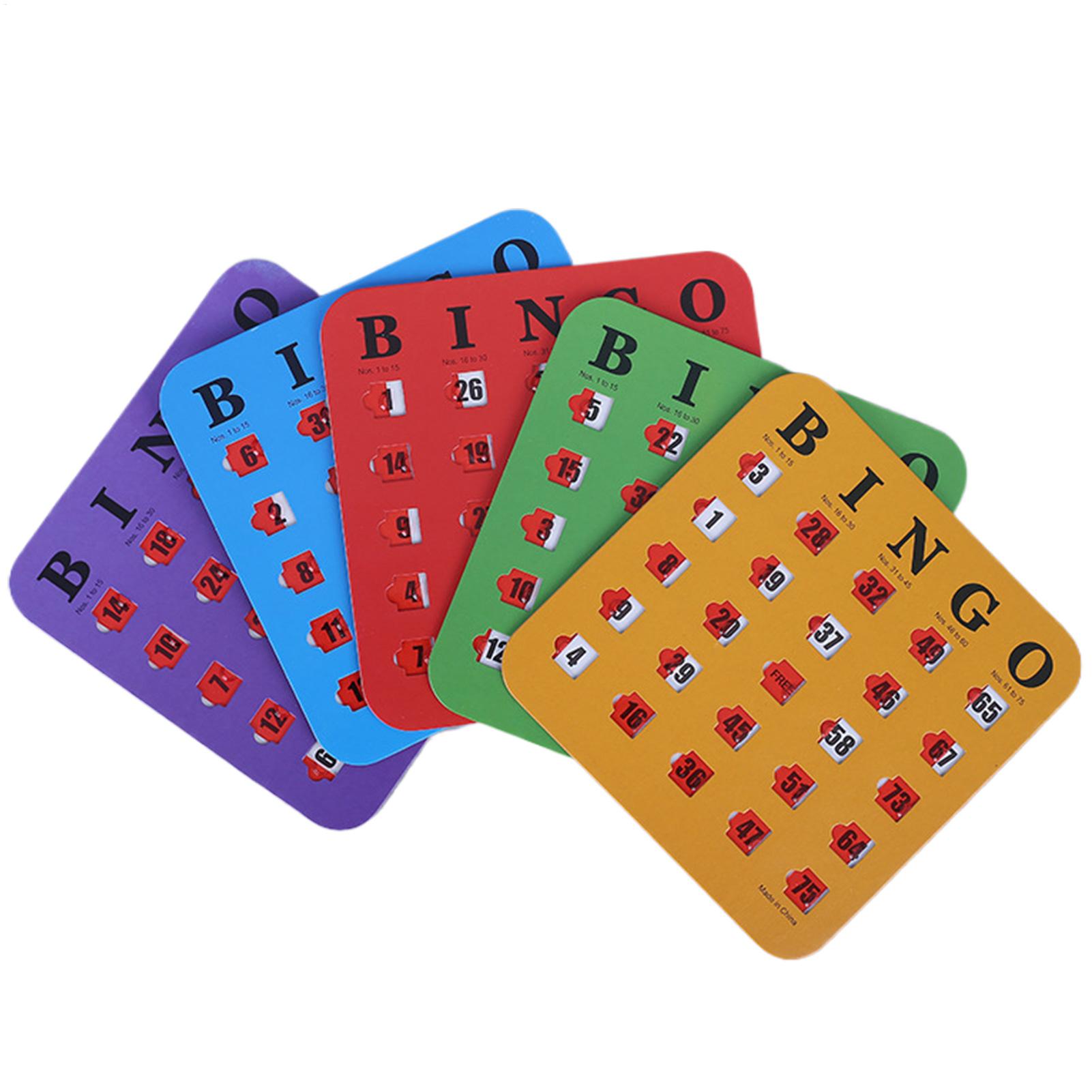 Party Games Bingo - Bingo Kaarten Herbruikbaar Vingertop Logisch Denken