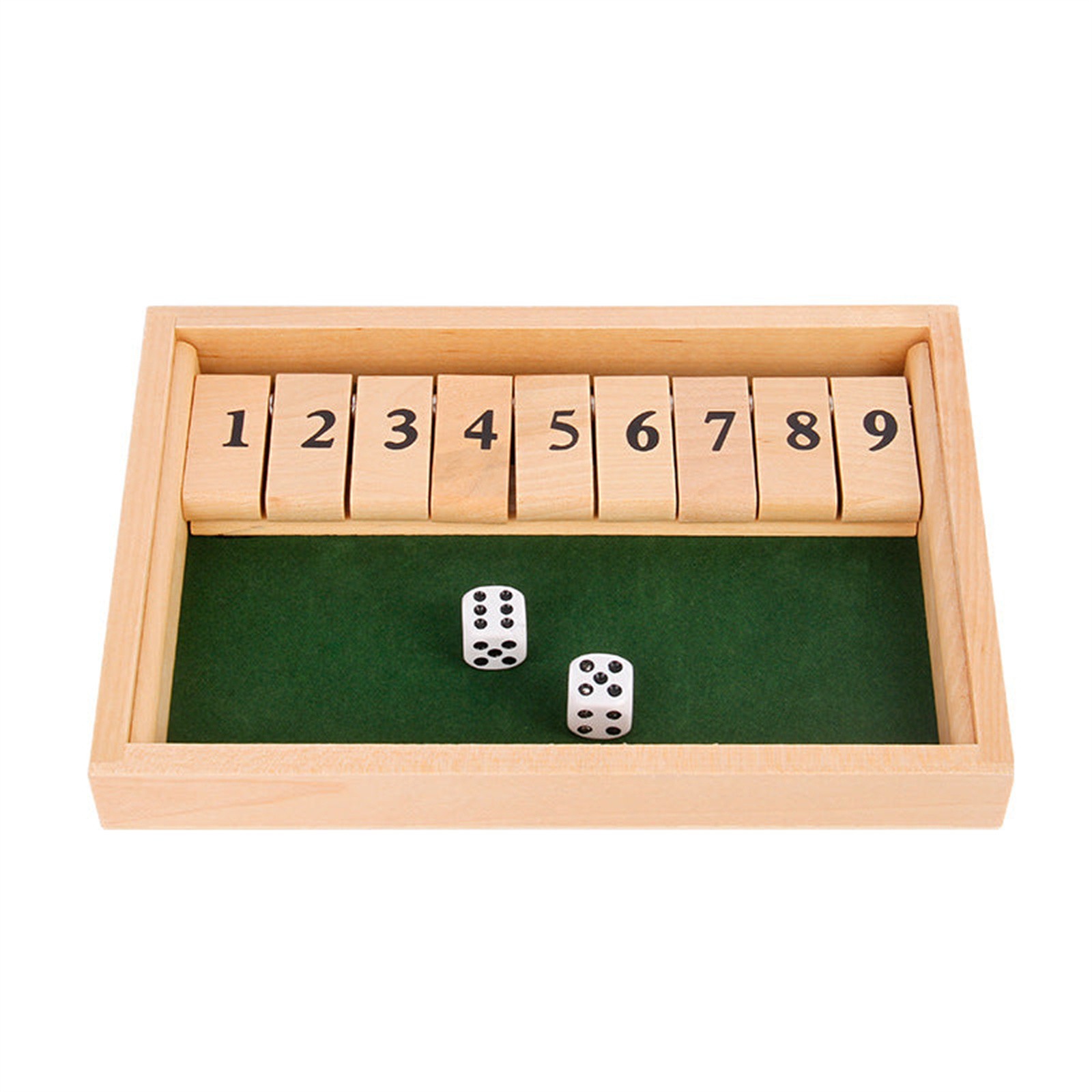 Sluit de doos dobbelstenen bor - Party Games For 3 People recensie en prijs