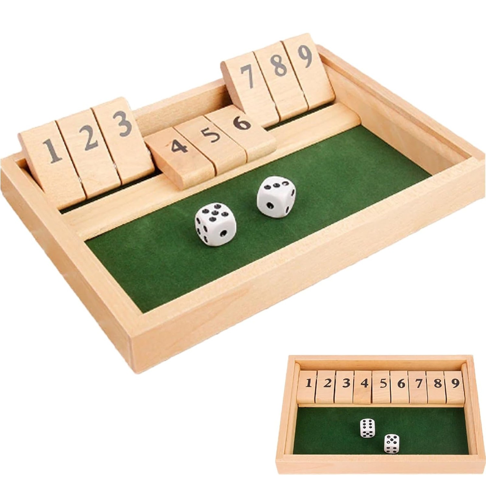 Sluit de doos dobbelstenen bor - Party Games For 3 People recensie en prijs
