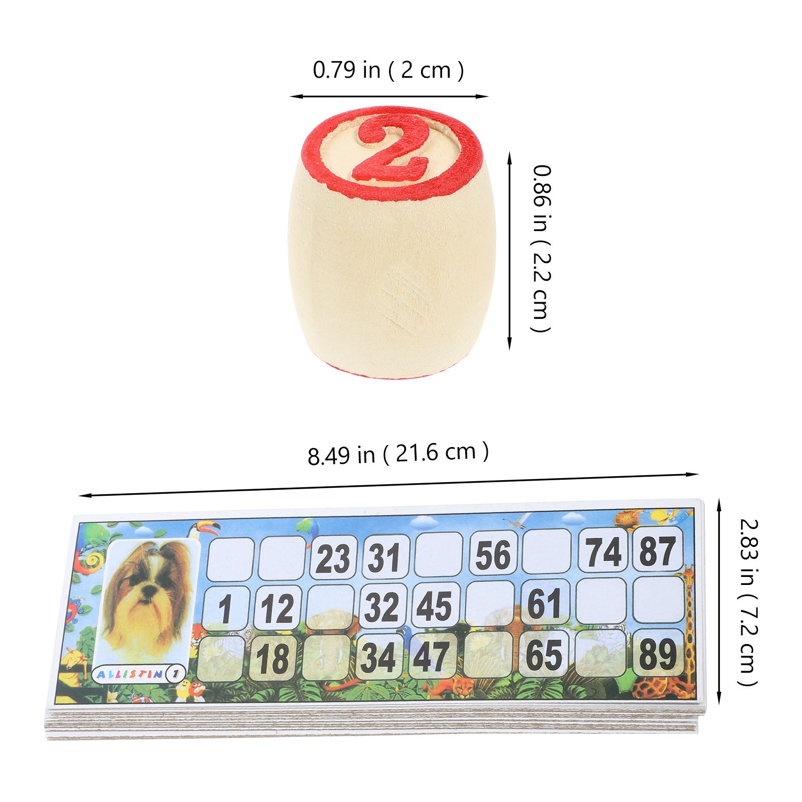 1 set Houten Nummer Schaakstuk - Party Games Bingo recensie en prijs