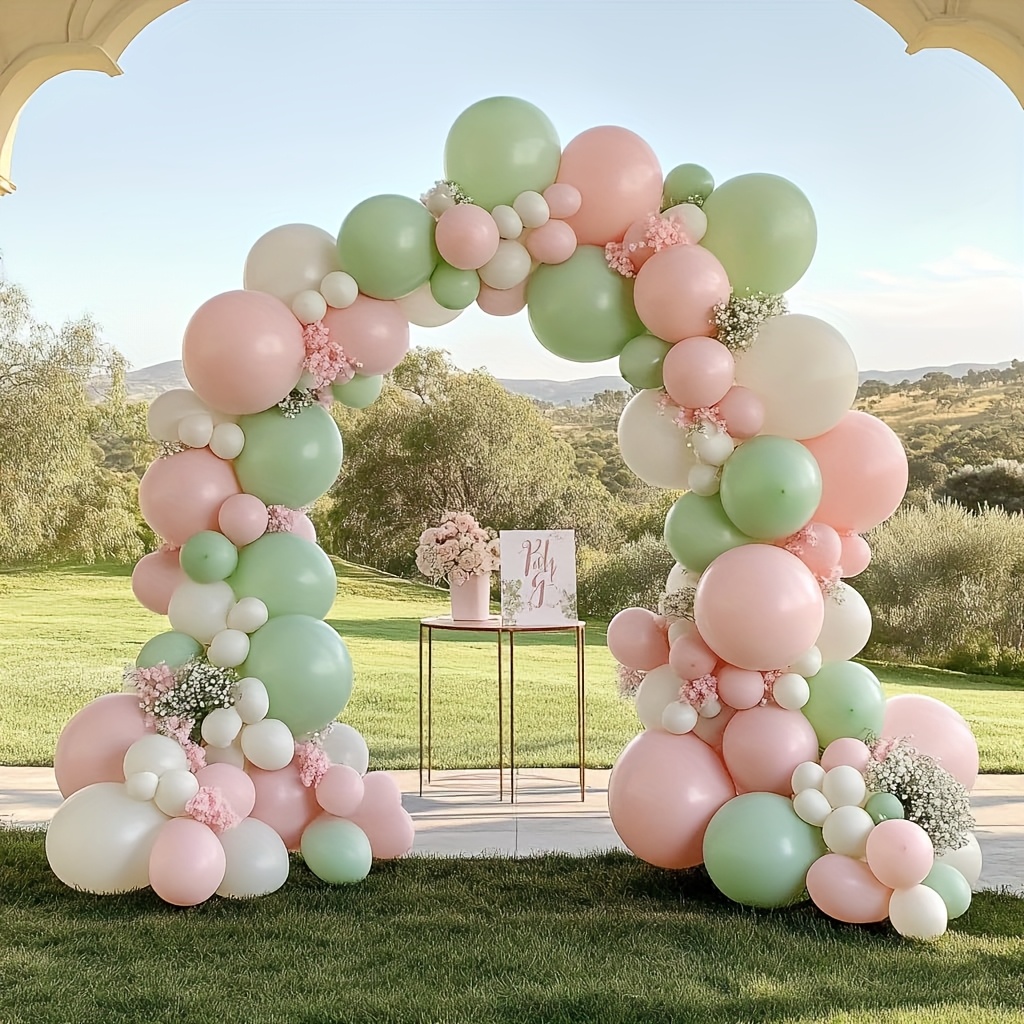131-delige saliegroene en roze - Party Games Bridal Shower recensie en prijs