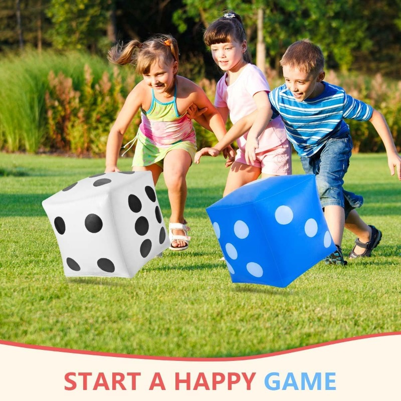 Reuze opblaasbare PVC dobbelst - Party Games Gamecube recensie en prijs