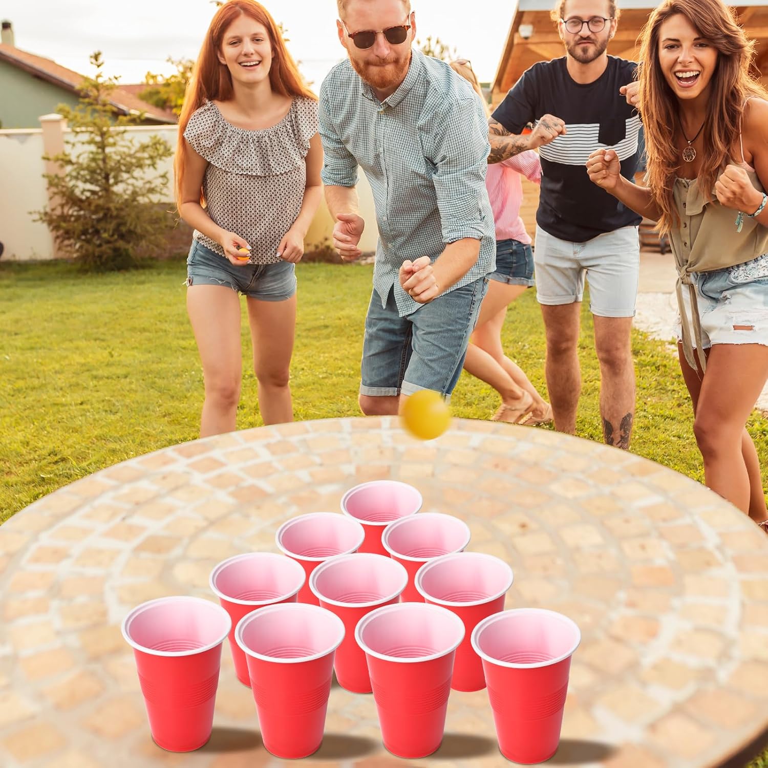 Cup Pong Game Set 22-delige 16 - Party Games Jenga recensie en prijs