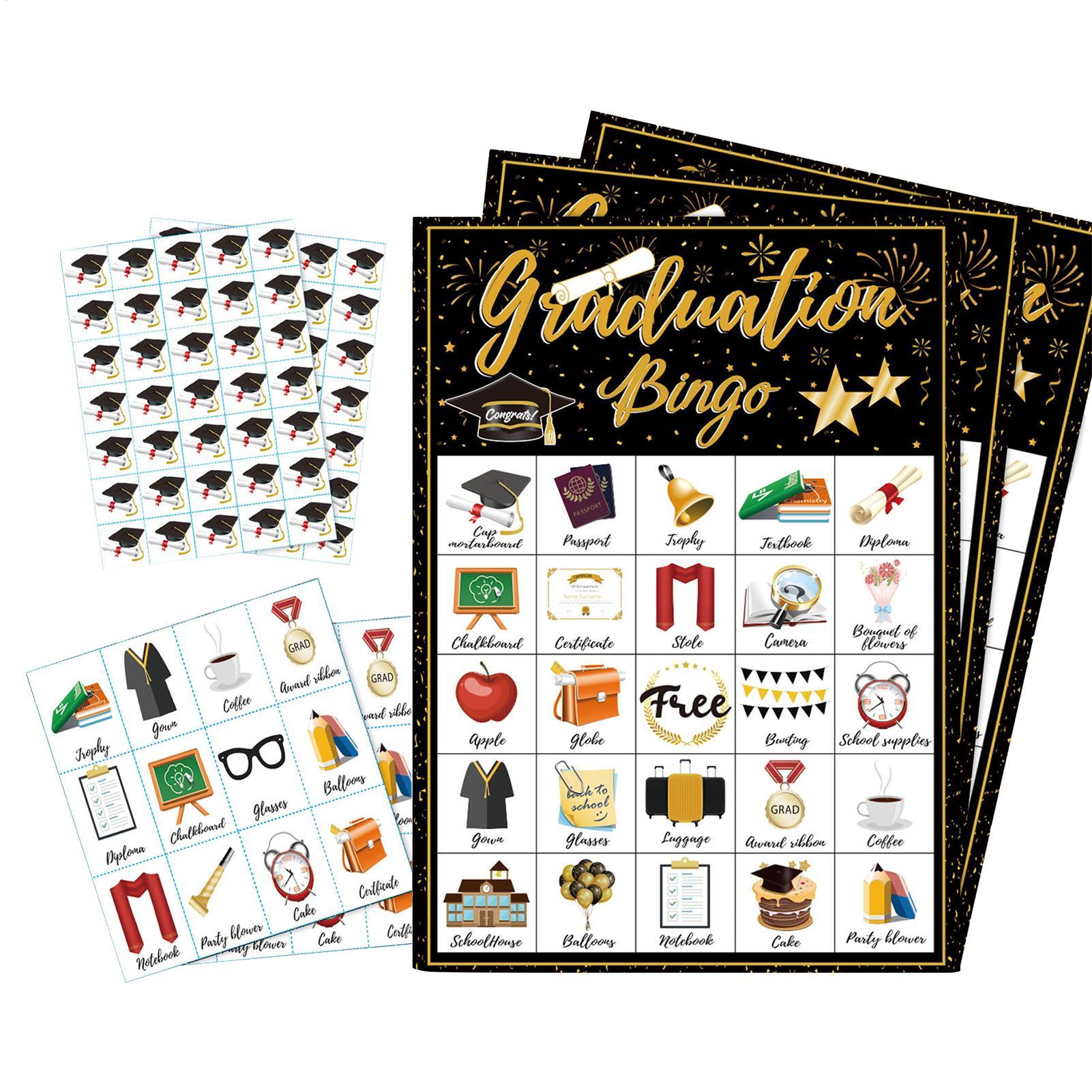 Afstudeer Bingo Spelkaarten 24 - Party Games Bingo recensie en prijs