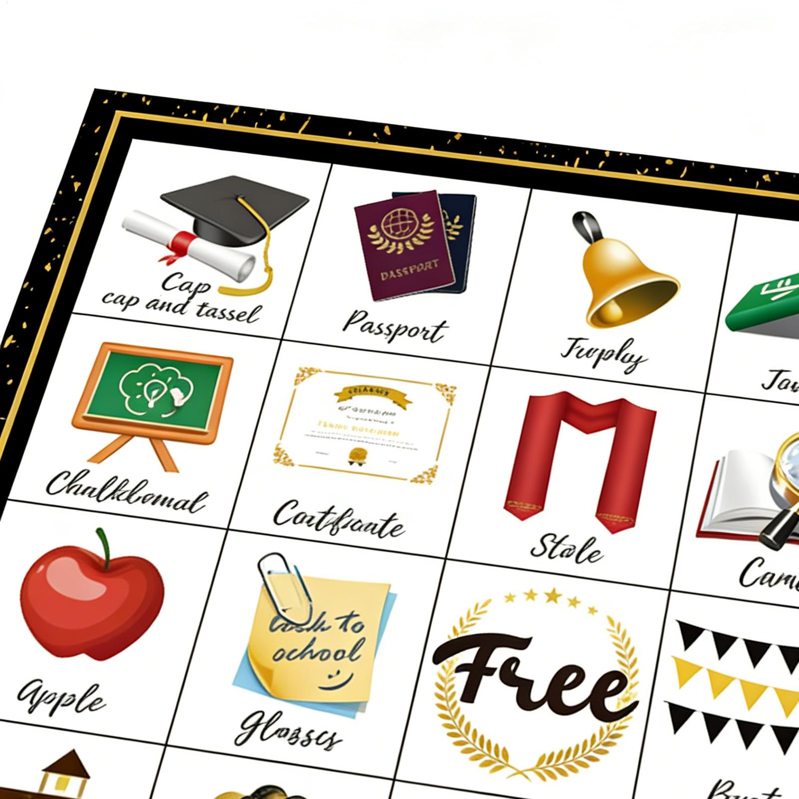 Afstudeer Bingo Spelkaarten 24 - Party Games Bingo recensie en prijs