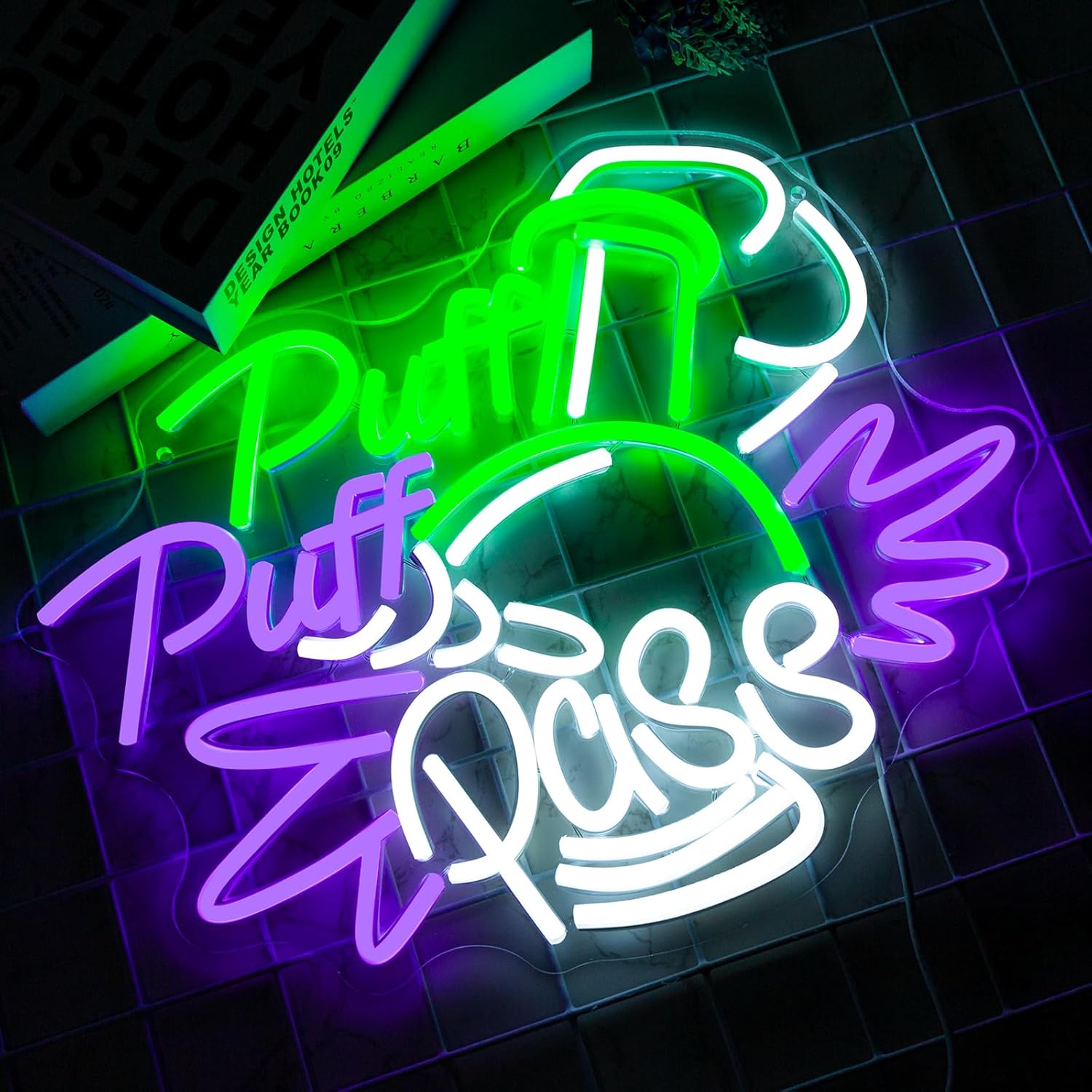 Puff Puff Pass Neon Sign Dimba - Party Games Game Pass recensie en prijs