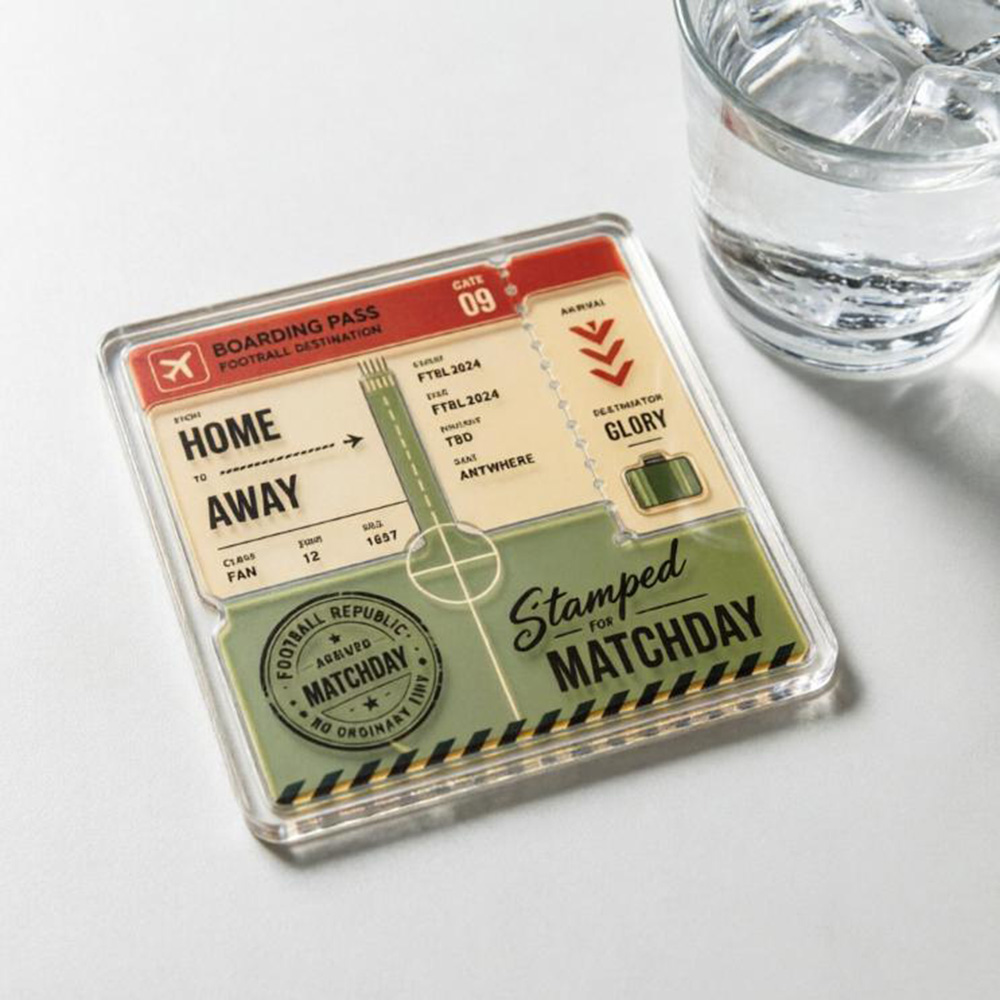Home Away Boarding Pass Acryl  - Party Games Game Pass recensie en prijs
