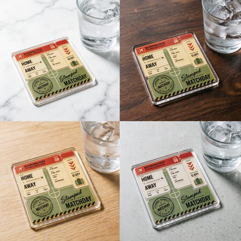 Home Away Boarding Pass Acryl  - Party Games Game Pass recensie en prijs