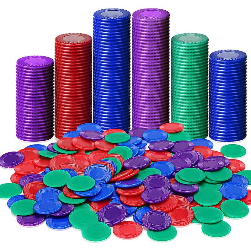 400 Stuks Plastic Poker Chips  - Party Games Bingo recensie en prijs