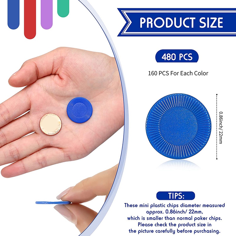 400 Stuks Plastic Poker Chips  - Party Games Bingo recensie en prijs