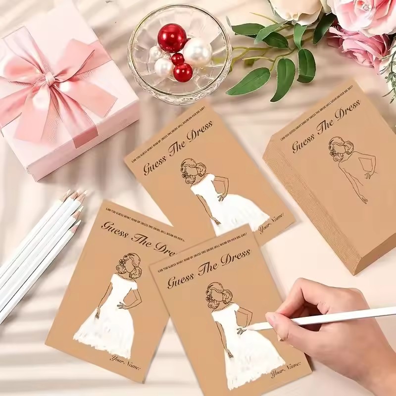 10/20Sets Guess Trouwjurk Game - Party Games Bridal Shower recensie en prijs