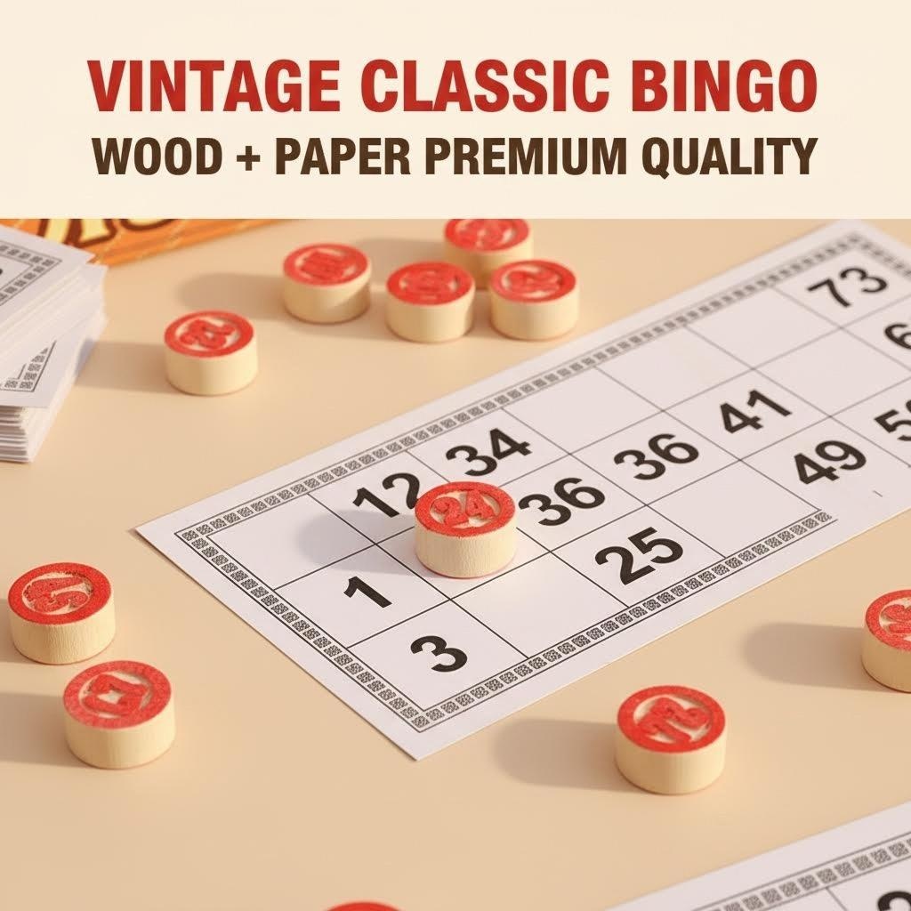 Vintage Russische Lotto Bingo- - Party Games Bingo recensie en prijs