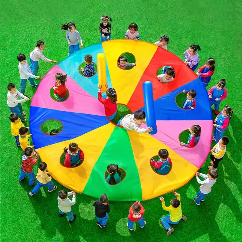 Regenboog Parachute Knock Goph - Party Games Group For Adults recensie en prijs