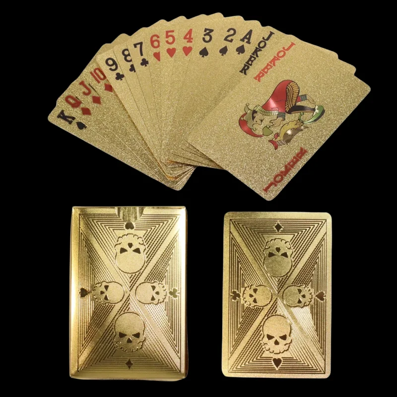 Goudfolie Schedel Poker Kaarte - Party Games Using Playing Cards recensie en prijs