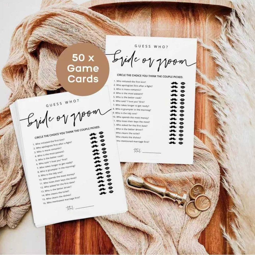 20 stuks bruiloftspel leuk bru - Party Games Bridal Shower recensie en prijs