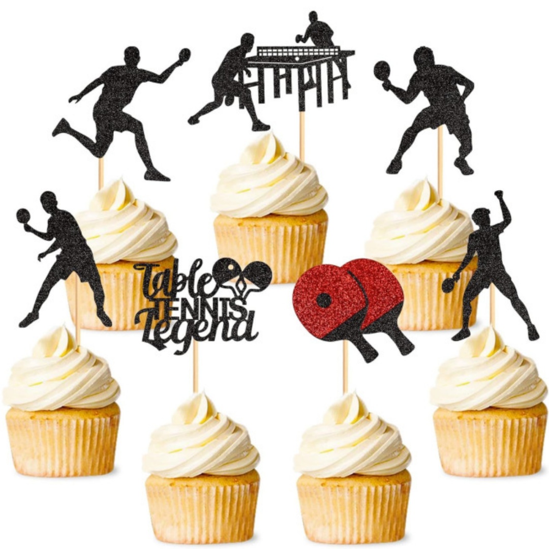 Ping Pong Cake Topper Gelukkig - Party Games Jenga recensie en prijs