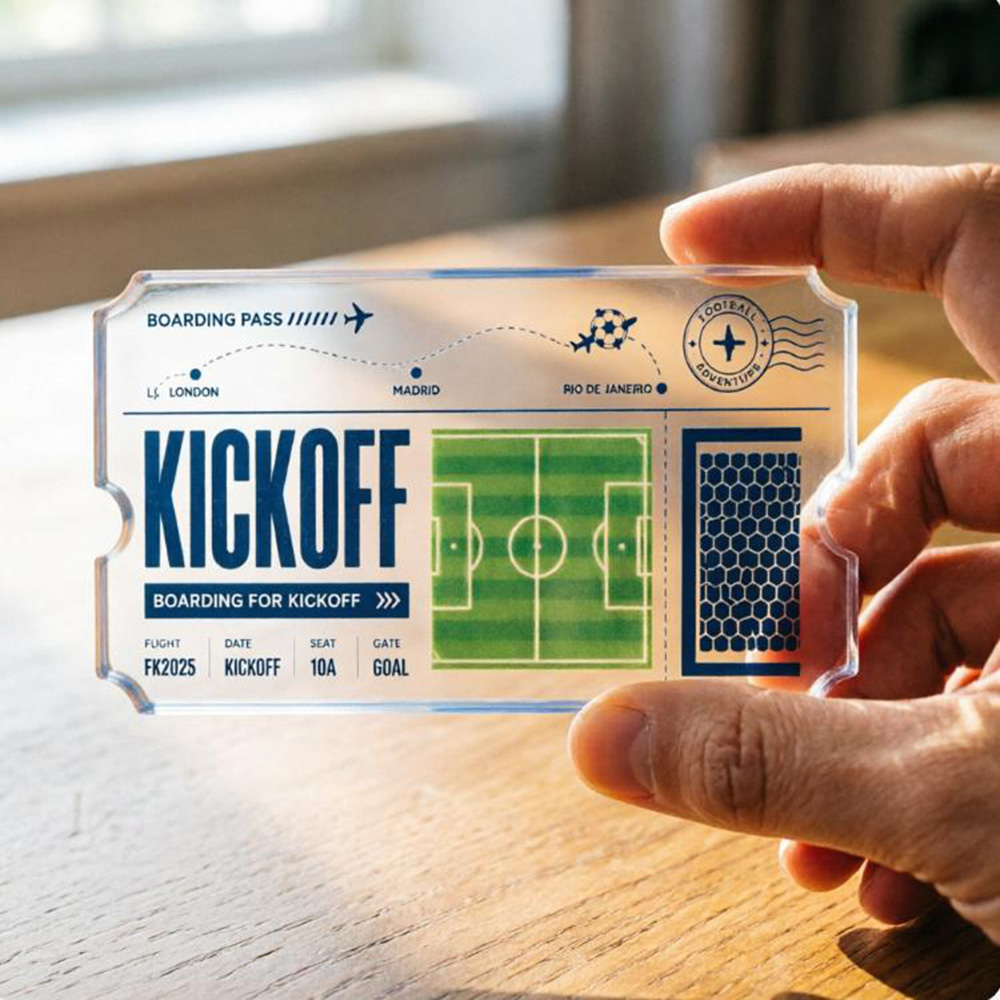 Voetbal Reis Ticket Acryl Onde - Party Games Game Pass recensie en prijs