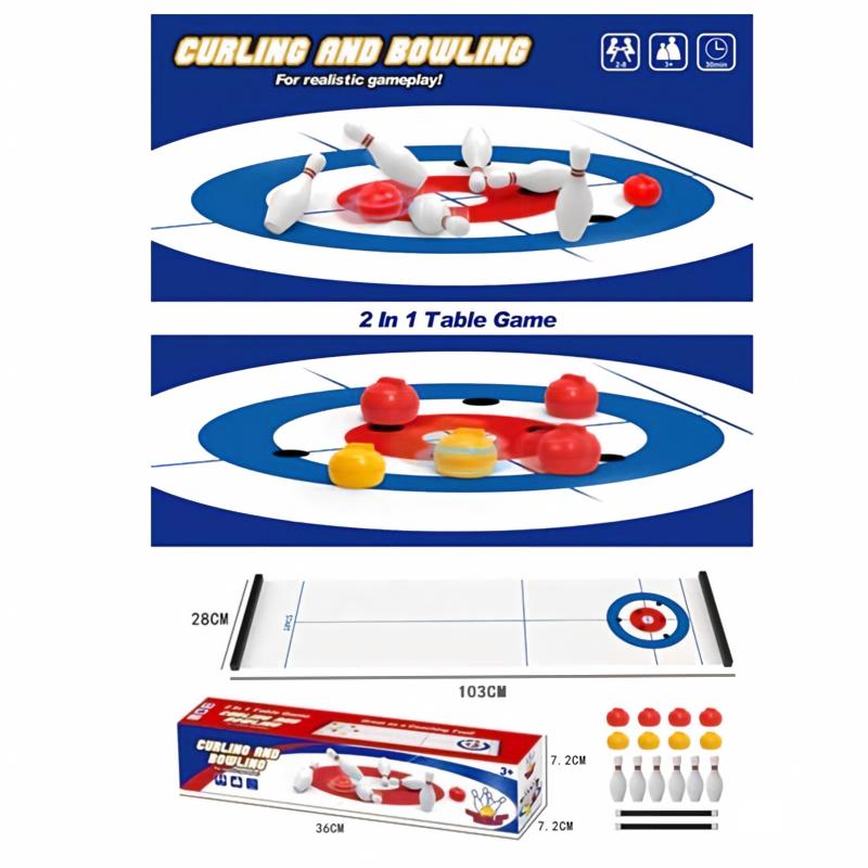 Nieuw Mini Curling & Bowling T - Party Games Indoor recensie en prijs