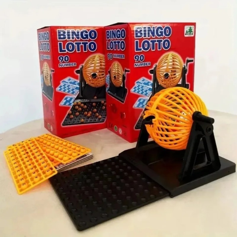 Deluxe bingospelset met kooi B - Party Games Bingo recensie en prijs