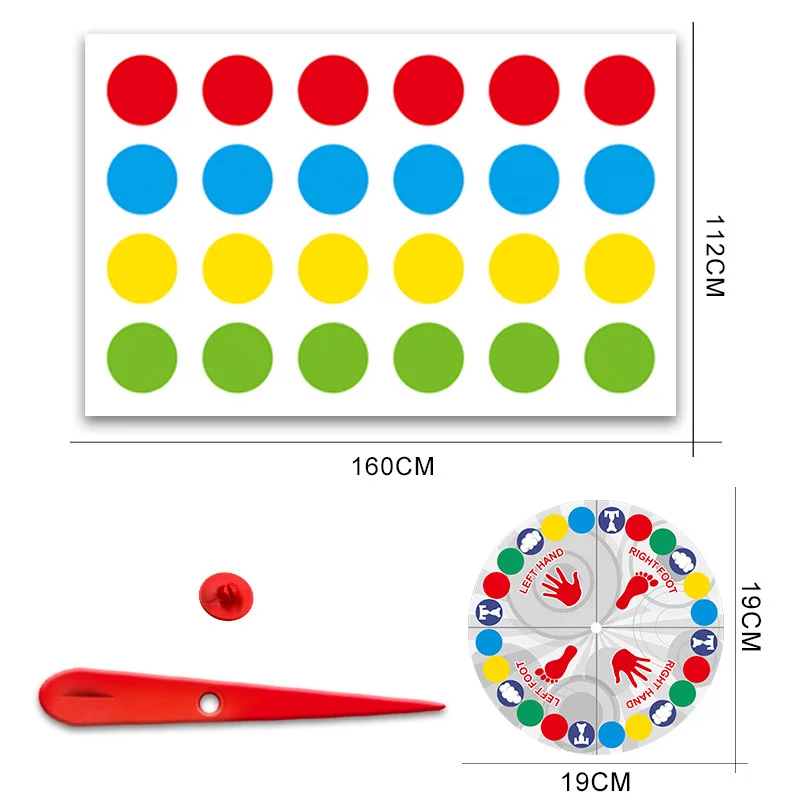 Hot-selling Twister-spel, klas - Party Games For 3 People recensie en prijs
